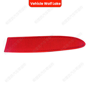 Reflector de parachoques trasero para vehículo Wolf Lake, forma de menisco, para BMW X3 F25 2011-2014, lente LED roja - Product Image 1