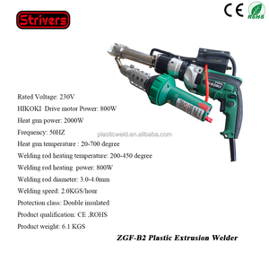 3600W haute qualité en plastique extrudeuse à main Machine à souder HDPE géomembrane air chaud extrusion <span class=keywords><strong>soudeuse</strong></span> OEM acceptable - Product Image 2