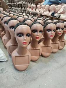 Tête de Mannequin Féminine avec Épaule <span class=keywords><strong>pour</strong></span> Présentation, Tête de Mannequin Réaliste <span class=keywords><strong>pour</strong></span> Perruques, <span class=keywords><strong>Maquillage</strong></span> et Présentation d'Accessoires de Beauté - Product Image 5