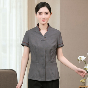 Uniforme de personal de limpieza, uniforme de personal de limpieza de Hotel, uniforme de camarero personalizado, ropa de camarera - Product Image 6