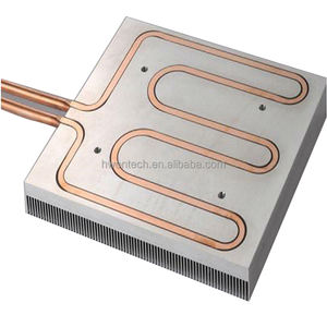 汽车电池热电CPU水冷数控加工铜管电脑钻孔用铝6061液体冷板 - Product Image 5