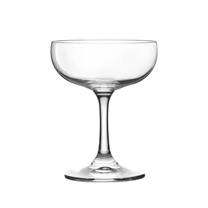 STONE ISLAND ISO pabrik grosir kristal koktail, mangkuk es krim kaca anggur untuk dapur bar pesta pernikahan