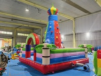 Mur d'escalade gonflable d'extérieur de haute qualité, jeu de rebond gonflable personnalisable