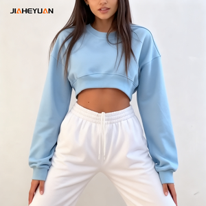 Nouveau pull pour femme 2026, sweat-shirt personnalisé à col rond, manches longues et taille haute, idéal printemps-automne - Product Image 3
