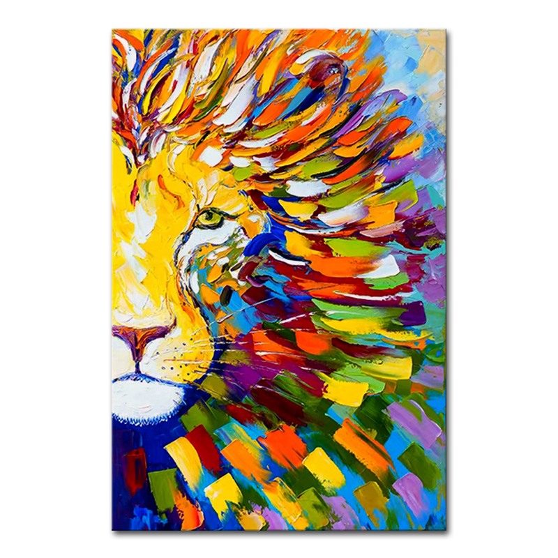 Mintura 100 Hand Painted Modern Canvas