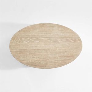 Natural Mango Wood 48 Inch <b>Oval</b> <b>Coffee</b> <b>Table</b> Solid Wood Center <b>Table</b> Furniture with Smooth Finish Durable Frame Modern - Product Image 4