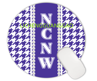 Yüksek Kaliteli Mouse Pad Iota Phi Lambda Sorority Toptan Yuvarlaklık Rahat Özel Kauçuk Mouse Pad Ofis İçin