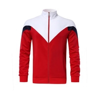 Setelan Olahraga Unisex Berbahan Katun Serat Bambu dengan Logo Custom, Bernapas, Cepat Kering, Kerah Bulat, Lengan Panjang