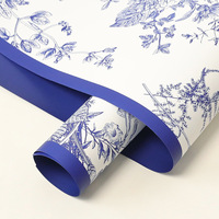 Meistverkauftes Botanisches Glanz-Bouquet-Wrap Wasserdichtes Blumenladen-Verpackungsmaterial Valentinstag Koreanische Edition Papier