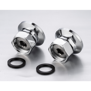 Kits d'installation de robinets de cuisine en laiton commercial, lot de 2, avec <span class=keywords><strong>joint</strong></span> en caoutchouc réglable et brides excentriques, essentiel pour les hôtels et appartements - Product Image 2