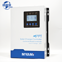 Controlador de Carga Solar MPPT MYAMi 30A 60A 120A, Regulador de Voltaje Fotovoltaico de 12V 24V 48V 60V 72V 84V 96V para Baterías de Plomo-Ácido/Litio LiFePo4