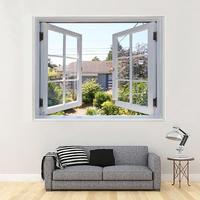 Fenêtre en PVC pivotante insonorisée personnalisée en usine-Direct style français UPVC