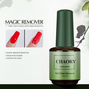 CHAORY - Removedor de Esmalte de Uñas en <span class=keywords><strong>Gel</strong></span> UV de 15 ml, Eliminación Rápida, Sin Daños, Removedor de <span class=keywords><strong>Gel</strong></span> Mágico de Acción Rápida para Uñas - Product Image 1