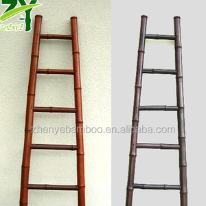 Bamboo <strong>Ladder</strong> Rack for Space-Saving Organization in <strong>Bathroom</strong> Living Room or Wardrobe for Clothing &amp; Towel <strong>Storage</strong> - Product Image 4