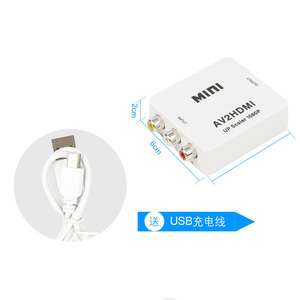 Mini Av2Hdmi Up Scaler 1080P Cvbs To Hdmi Converter For Led <b>Tv</b> - Product Image 5
