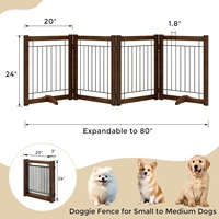 Barrière de sécurité en bois massif pour animaux de compagnie et enfants, idéale pour les escaliers et l'isolement des chiens - Vente en gros usine - Exportation transfrontalière