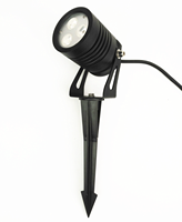 Projecteurs LED d'extérieur pour jardin en aluminium IP65 DC 9W avec RGBW, angle de faisceau de 30°, dimmables