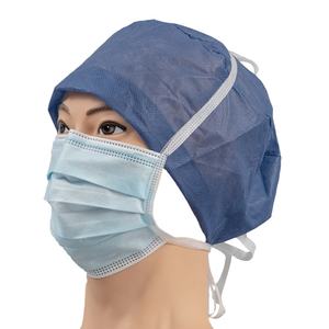 Masker Wajah Perban Dasi Bedah Sekali Pakai Masker Biru - Product Image 3