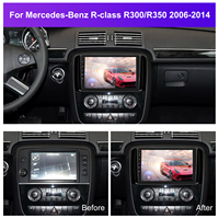 Autoradio Android Podofo 9 pouces avec Carplay sans fil et Android Auto pour Mercedes-Benz Classe R R300/R350 2006-2014 GPS WiFi OEM