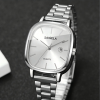 Montres de couple de marque célèbre, montres à quartz minimalistes avec calendrier, Relojes De Pareja