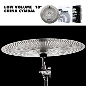 Beatello Expédition rapide 18 ''Cymbales silencieuses <span class=keywords><strong>Instrument</strong></span> <span class=keywords><strong>de</strong></span> percussion professionnel Cymbales CHINE à faible volume Prix bon marché pour batterie - Product Image 5
