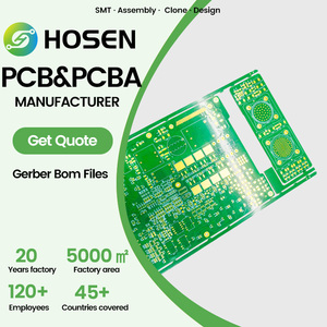 Placa de Circuito Impreso (PCB) de Alta Frecuencia PTFE TU-863+ 2.2DK 10GHz Multicapa HDI con Control de Impedancia de Cobre Pesado, Via Ciego Enterrado ENIG - Product Image 3