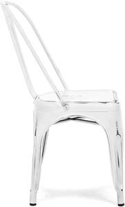 ¿Viejo cuero Industrial de comedor de Metal lado sillas <span class=keywords><strong>tolix</strong></span>. Sillas, sillas de metal - Product Image 3