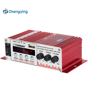 Mini <span class=keywords><strong>Amplificador</strong></span> <span class=keywords><strong>de</strong></span> <span class=keywords><strong>12V</strong></span> para el Hogar <span class=keywords><strong>de</strong></span> 2 Canales con Radio FM, USB y <span class=keywords><strong>Sonido</strong></span> Hi-Fi para Automóvil y Uso Doméstico - Product Image 5