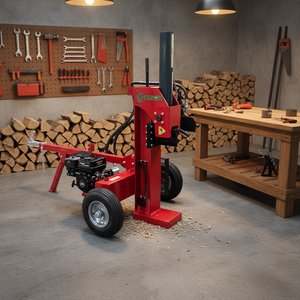 Processeur de bois de chauffage, diamètre de coupe maximal, système hydraulique avec joystick, fonctionnement automatique, fendeuse de bûches - Product Image 1