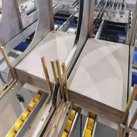 Máquina de fabricación de cajas de tapa dura de fácil operación, máquina de fabricación de cajas de una sola estación, máquina para hacer bandejas de papel para sombras de ojos