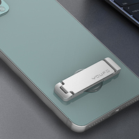 Soporte Plegable Adhesivo para Teléfono, de Aleación de Zinc, Ángulo Ajustable, Portátil para Escritorio, Oficina y Viajes, Directo de Fábrica