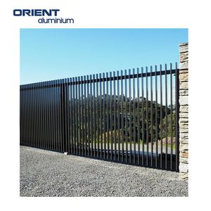Design moderno doghe verticali cornice di Design perimetrale pannelli da giardino per esterni casa lama decorativa in metallo recinzione lama in alluminio <span class=keywords><strong>Fen</strong></span> - Product Image 1