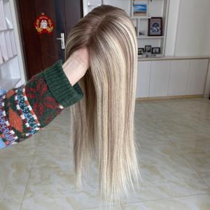 ท็อปเปอร์ผมแท้จากยุโรปสำหรับผู้หญิง  ฐานไหม  หรูหราเป็นธรรมชาติ  ขนาดฐาน 5*6.5 # TCT4 - Product Image 5