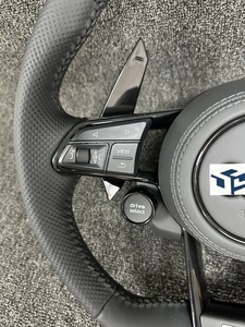 <span class=keywords><strong>Volant</strong></span> en carbone semi-Alcantara S-Line avec bouton de démarrage pour Audi Q8 SQ8 A3 A4 B9 A5 B8 A6 C7 A7 S3 S4 RS3 RS5 RS7 <span class=keywords><strong>RS6</strong></span> C8 - Product Image 3