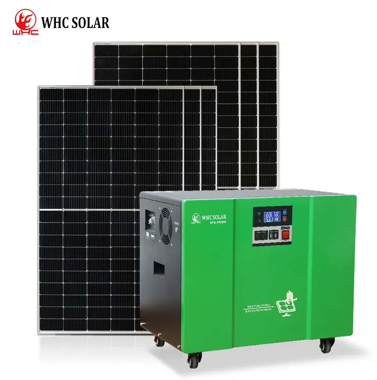 500W 1KW 2KW 5KW 10KW 220V 야외 캠핑 휴대용 발전소 태양 발전기 5000W