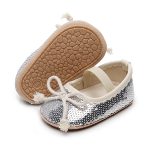 Chaussures plates d'été à paillettes pour bébé fille 1 an - Product Image 1