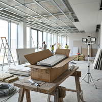 Vente directe usine : Profilés et rails en acier galvanisé, et profilés en acier léger pour la construction de cloisons sèches ignifuges