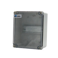 Boîtier de raccordement extérieur étanche IP65 en matériau PC ABS ZCEBOX 100x100x75mm