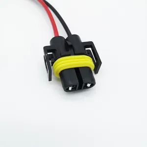 Car Headlight Bulb Adapter H8 H9 H11 880 881 H27 Car Auto HID LED Xenon Lamp h8 h11 Wiring Harness Adapter Sockets Plug