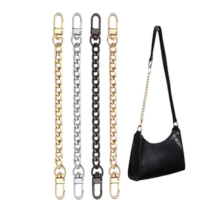 Borsa tracolla tracolla tracolla tracolla tracolla tracolla borsetta Strap di ricambio comode catene in metallo a prolunga piatta - Product Image 1