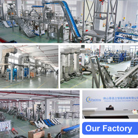 Machine d'emballage automatique pour biscuits, farine d'arachide, aliments liquides, sachets Doypack, sachets préformés à fermeture éclair et sachets stand-up