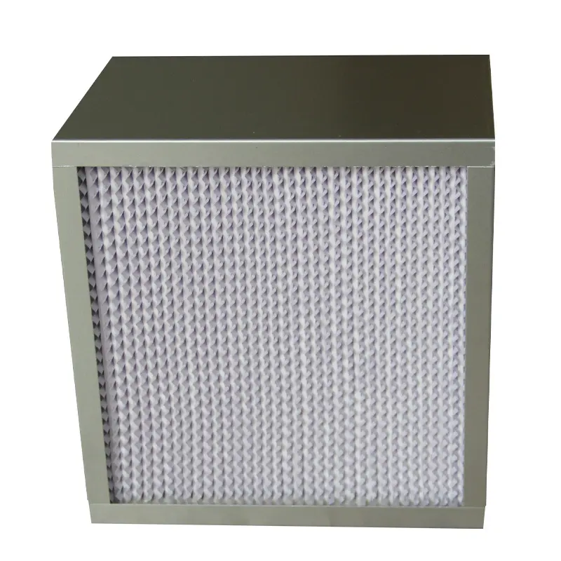 Pemisah Foil aluminium 99.99% H14 Filter udara Hepa H13, kelas untuk ruang bersih