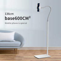 Support de téléphone et tablette de bureau flexible L6 Standard personnalisé avec hauteur réglable, support en alliage d'aluminium, béquille portable
