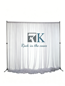Portable Pipe and Drape Backdrop <b>Kit</b> Upright Pole Aluminum Pipe and Drape Backdrop Stand - Product Image 1