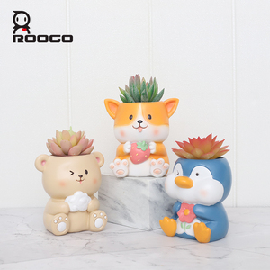 Maceta <span class=keywords><strong>de</strong></span> resina con dibujos <span class=keywords><strong>de</strong></span> animales para decoración <span class=keywords><strong>de</strong></span> escritorio y jardín, maceta <span class=keywords><strong>de</strong></span> flores <span class=keywords><strong>de</strong></span> estilo Animal para todas las <span class=keywords><strong>cosas</strong></span> bonitas, para suculentas y bonsái, venta al por mayor - Product Image 5