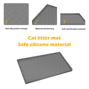 <span class=keywords><strong>Tapis</strong></span> de litière en silicone imperméable <span class=keywords><strong>XXL</strong></span> pour chat Extra Large Kitty avec impression de dessin animé <span class=keywords><strong>Tapis</strong></span> de litière pour animaux de compagnie - Product Image 4