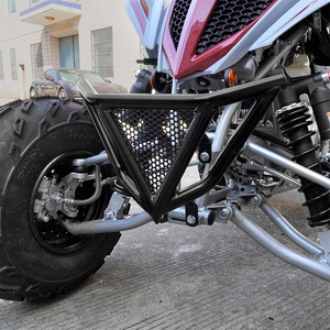 Accesorios para ATV Lingtan, Barra de Agarre Delantera Negra para Parachoques, Parachoques para UTV <span class=keywords><strong>Yamaha</strong></span> <span class=keywords><strong>Raptor</strong></span> 700 700R 22-25, Protector de Parachoques Delantero de Aluminio - Product Image 1