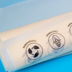 Bolsa de plástico 100% ecológico, Biodegradable, Soluble en agua, PLA