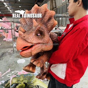 Animatronic dinosauro bambino realistico controllo a mano dinosauro pupazzo per la vendita - Product Image 2
