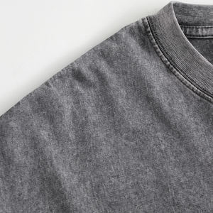 100% camisetas de manga corta de algodón hechas en EE. UU. MOQ bajo logotipo personalizado al por mayor ropa deportiva informal para hombres y mujeres estilo formal - Product Image 5